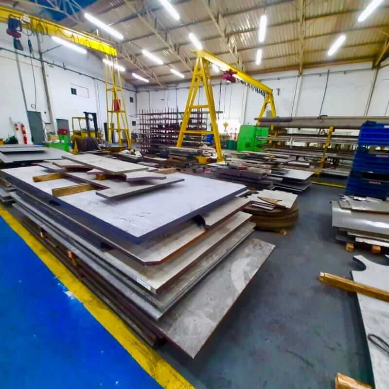 Chapas de Aço Inox com Acabamento de Qualidade